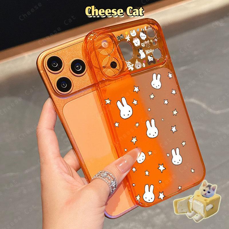 trở thành 17 Pro Max Miff Ốp điện thoại hình thỏ sao cho iPhone 14 15 16 Plus 13 12 11 Pro Max Xs Maz XR