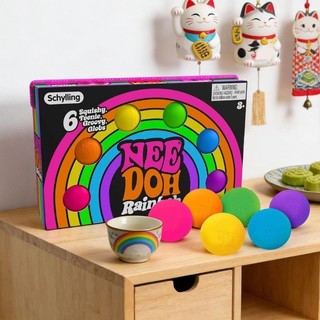 6 Màu Bóng Căng Thẳng Squishy, Đồ Chơi Bóp Mềm Không Độc Hại Cho Trẻ Em & Người Lớn