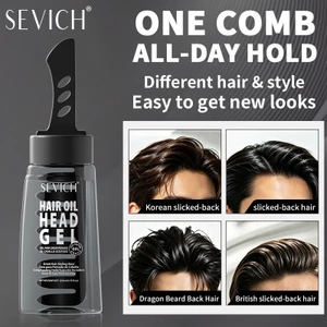 Gel tạo kiểu tóc 2 trong 1 dành cho nam SEVICH có lược | Nước, Giữ Mạnh, Không Mảnh | 260ml