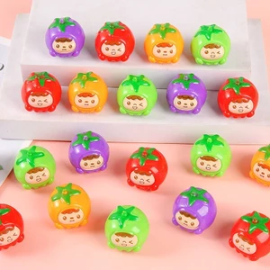 1 Chiếc Hoạt Hình Cà Chua Mặt Kéo Lại Đồ Chơi Xe Tập Đi Giáng Sinh Lớp Học Phần Thưởng
