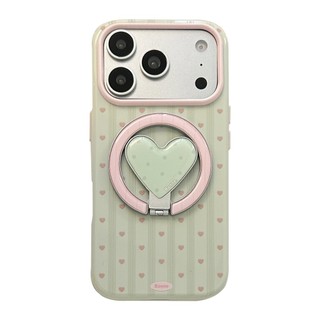 [Sheren] Ốp điện thoại sọc xanh tươi Thích hợp cho i17 16 15 14 13 12 11 pro max Vỏ bảo vệ chống sốc