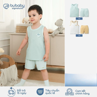 Bubaby Bộ ba lỗ thỏ Bunny, bộ ba lỗ thoàng mát, dễ vận động | Quần áo trẻ em mềm mịn | SVS140438 T6.1