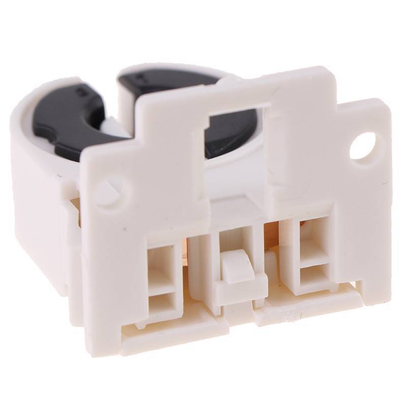 Giá đỡ đèn huỳnh quang E-WOITD T8 / G13 Giá đỡ đèn chịu nhiệt Giá đỡ ống đèn E-WOITD