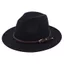 Mũ Fedora nỉ PYCOU, Mũ Panama phong cách cổ điển, Thời trang mềm mại có khóa thắt lưng Mũ Jazz đơn giản dành cho nam nữ