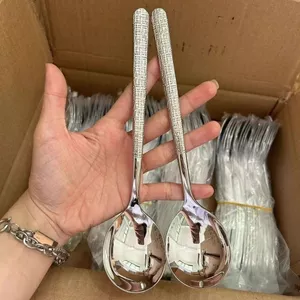 Bắt Đầu 3 Thìa Búa Giá Trị Cao Cấp Hộ Gia Đình Cao Cấp Tinh Tế Thìa Inox Món Ăn Thìa Nam Thìa Canh