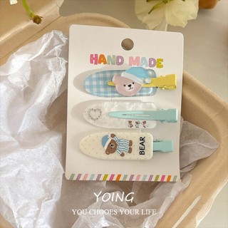 Yoing / Hàn Quốc Hoạt Hình Dễ Thương Gấu Liền Mạch Kẹp Tóc Phụ Kiện Tóc