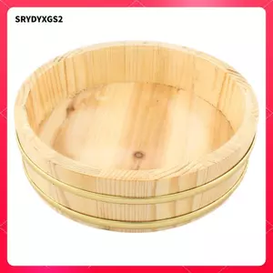 Sushi Cơm Trộn Bồn Tắm Bằng Gỗ Thực Phẩm Bảo Quản Bát Tổ Chức Cho Nhà Bếp Tiệc Bánh Ngọt Bánh Pancake Đĩa Phục Vụ Khay