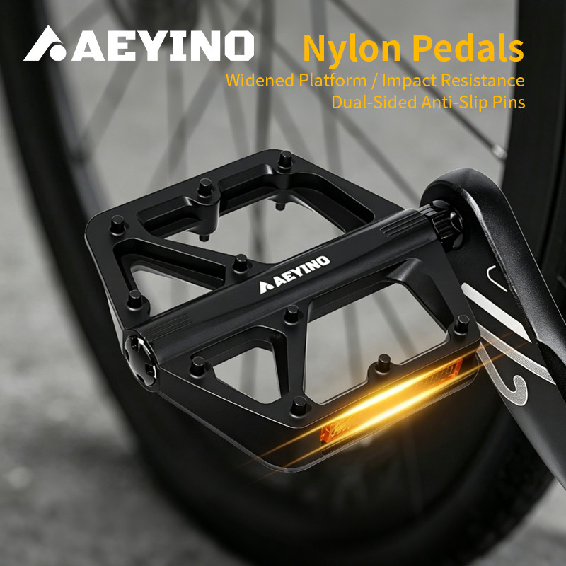 AEYINO Nylon MTB Bàn Đạp Hợp Kim Nhôm Bàn Đạp Xe Đạp Đường Bộ Siêu Nhẹ Kín Vòng Bi Bàn Đạp