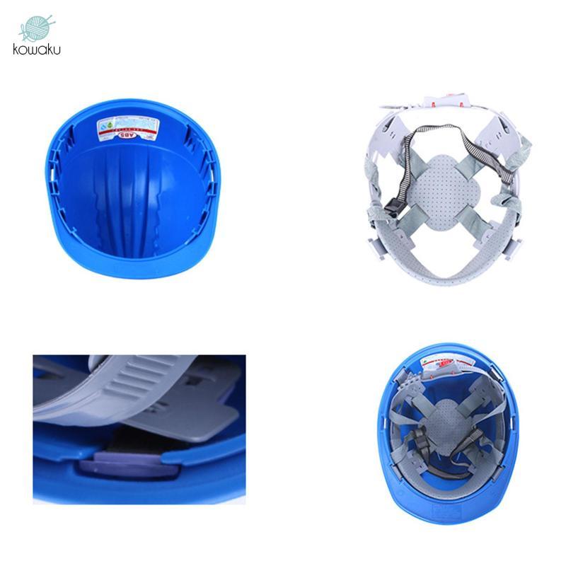 Mũ bảo hiểm an toàn có thể hoán đổi cho nhau với lớp lót thấm sốc và chèn có thể điều chỉnh để thoải mái tối ưu - Phụ kiện xây dựng