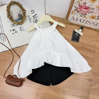 S225-[tomnaukids] Set áo cổ yếm phối quần cho bé gái size từ 8-30Kg