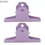 TUYỆT VỜI 2 Kẹp Chất Kết Dính Kim Loại, Tím / Đỏ / Hồng / Đen 10cm Kẹp Giấy Kim Loại, Dễ Sử Dụng Tay Cầm Mạnh Bền Mịn Edge Thư Mục Văn Phòng Kẹp Tổ Chức Tài Liệu