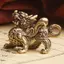 Luckyew Tượng Hình Giàu Có Đồng Thau Trang Trí Thịnh Vượng Phong Cách Trung Hoa Trang Trí Qilin Rồng Lu Động Vật Phong Thủy Vintage TQ
