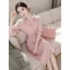 Phim truyền hình Hàn Quốc Người phụ nữ mặc áo sơ mi màu hồng chuyên nghiệp Bộ đồ hai mảnh nữ