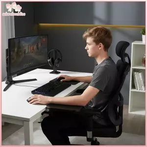THÊM 1 PCputer Tay vịn Hỗ trợ Braet Bàn văn phòng Có thể điều chỉnh cho Xoay tiện dụng trong khi làm việc BSS