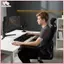 THÊM 1 PCputer Tay vịn Hỗ trợ Braet Bàn văn phòng Có thể điều chỉnh cho Xoay tiện dụng trong khi làm việc BSS