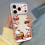 Ốp lưng iPhone Họa tiết da mạ họa tiết lái xe Hello Kitty iPhone 17 16 15 14 13 12 11 Pro Max Plus Max