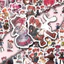 60 Chiếc Kasane Teto Cosplay Miếng Dán Kawaii DIY Đề Can Anime Phụ Kiện Văn Phòng Phẩm Xe Máy Laptop Điện Thoại Chống Thấm Nước Dán