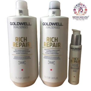 Combo bộ gội xả và tinh chất Goldwell Rich Repair phục hồi tóc 1000ml [ MK ]