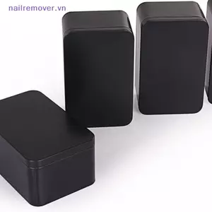 1 Hộp Thiếc Kim Loại Lọ Thiếc Sắt Hộp Trà Bánh Quy Hộp Đựng Đồ Nhỏ Hộp Bảo Quản MỚI