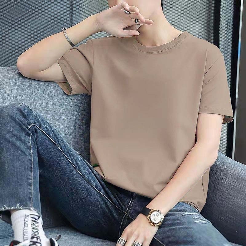 Áo thun cổ tròn mỏng hợp thời trang cỡ lớn Youth Slim Fit Phù hợp với mọi phong cách