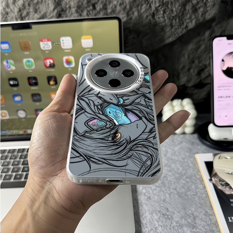 Dành cho Oppo Find X9 Ultra X9 Pro X8 Pro X7 Ultra Reno 15 Pro 15F 14F 13F “Aemeath ” Vỏ điện thoại cứng mờ Micro / Vỏ Oppo chống sốc viền mềm