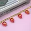 Springevenstar Túi Hợp Thời Trang DIY Dây Treo Với Dâu Anh Đào Mặt Dây Chuyền Có Thể Tháo Rời Cho Thiết Kế Túi Xách Độc Đáo Springevenstar