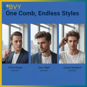 BVY Tóc Răng Rộng Có Thể Gập Lại Cho Kiểu Tóc Voluminous Bộ Họa Tiết Chuyên Nghiệp Cho Thi Và Xoăn Sử Dụng Salon Tóc.