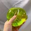 FUHUIOT Dầu dừa Squishy Ball, Đồ chơi bóp nhanh bóng mềm màu xanh, Đồ chơi nhào Đồ chơi nhanh trong suốt Đồ chơi mực Maltose tăng chậm cho trẻ em Người lớn