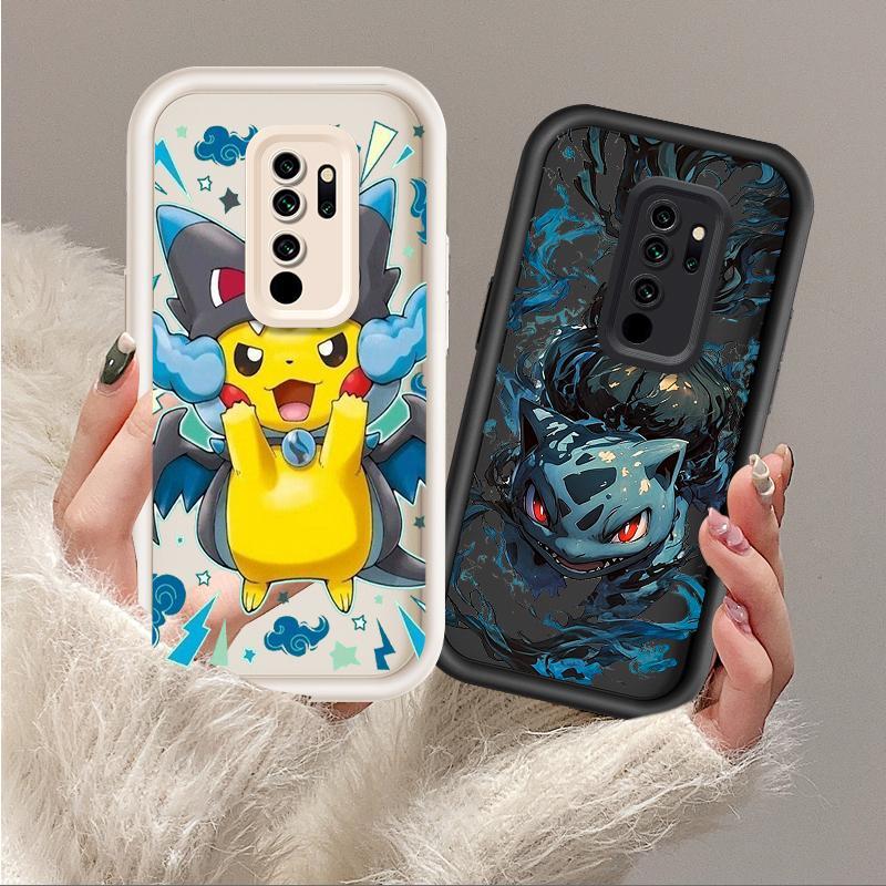 Vỏ Cho Redmi Note 8 Pro Hoạt Hình Silicon Mềm TPU Pikachu Bulbasaur Pokémon Angel Eye Vỏ Điện Thoại Chống Sốc