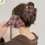 < YEI > Kẹp Tóc Kẻ Sọc Lớn Vintage Nơ Phong Cách Hàn Quốc Barrette Dành Cho Nữ Hoàn Hảo Cho Các Bữa Tiệc Hàng Ngày Và Trường Học Trông Mới