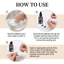 Bộ chất lỏng chăm sóc móng tay South Moon, Serum tăng cường móng tay 30ml kèm tập tin móng tay & khăn bông, Sửa chữa móng tay & Điều trị dày cho móng tay yếu, giòn