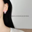 Nhỏ Giọt Men Hoa Pha Lê Bông Tai Đá Phiên Bản Hàn Quốc Siêu Nhấp Nháy Lớn Zircon Bông Tai Nhỏ Tinh Tế Thời Trang Phù Hợp Với Nữ