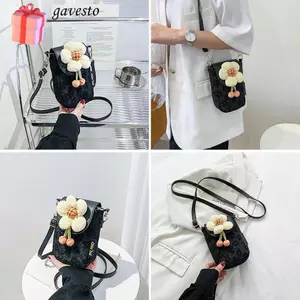 Túi đeo chéo GAVESTO Nữ Cô gái Hoa Ví nhỏ dễ thương