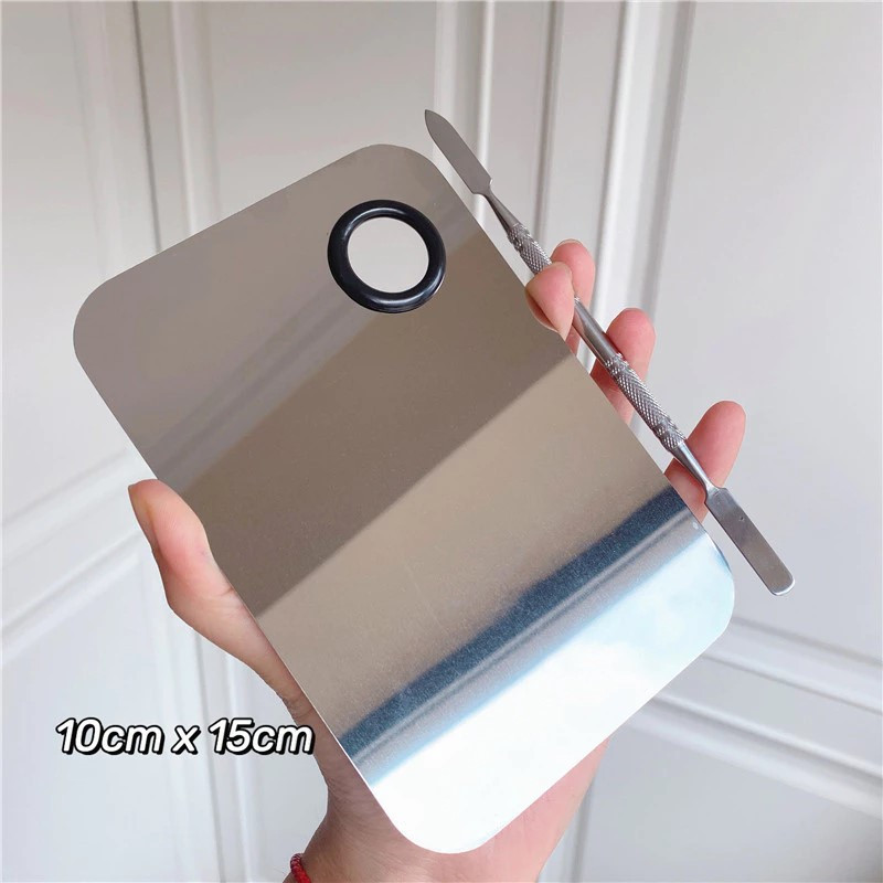 [mua 5 tặng 1] Dụng Cụ Hỗ Trợ Đánh Nền (Khay Que Trộn Kem, Cọ Dẹt Tán Nền)