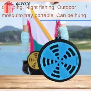 Hộp đựng nhang muỗi GAVESTO, Tấm chống muỗi chống cháy Tấm hương muỗi, Hộp đựng muỗi đĩa ngoài trời di động Câu cá