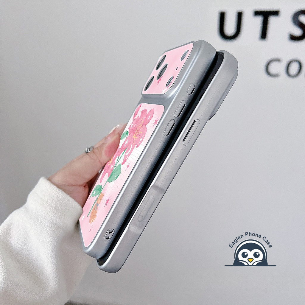 Ốp Da PU Lily Màu Hồng Dễ Thương Cho Honor 600 500 400 300 Ultra 200 100 90 Smart 80 GT SE 70 60 Magic 8 7 6 Pro 5 4 Lite 5G 4G Vỏ Điện Thoại Sang Trọng Vintage Hoa Lãng Mạn Vỏ Mềm