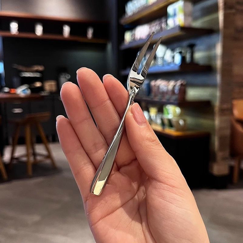 Thực sự đẩy những điều tốt đẹp!304 Trái Cây Nĩa Trái Cây Chọn Bánh Tráng Miệng Nĩa Món Tráng Miệng Nĩa Bánh Trung Thu Nĩa 6 Miếng Gói Nhà Máy26061113
