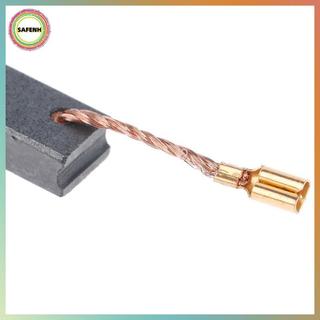 SAFENH 10 Cái Than Chì Động Cơ Đồng Carbon Bộ Bàn Chải Cho Máy Xay Góc 6 * 8.5 * 13.5mm VN