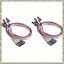 2 Vỏ Máy Tính ATX Bật Tắt Nguồn Thiết Lập Lại Cáp Công Tắc Với 2 Đèn LED Ánh Sáng Đỏ Xanh ATX Vỏ Dây Viền Trước, 65cm