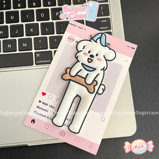 Hoạt Hình Dễ Thương Động Vật 3D Lập Thể Giá Đỡ Điện Thoại Sáng Tạo Cặp Đôi Cún Con Mèo Con Di Động Để Bàn Giá Đỡ