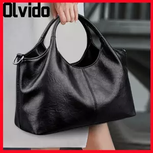 Túi Tote OLVIDO, Túi Đeo Vai Nhẹ Dung Tích Lớn, Da PU Thời Trang Họa Tiết Mềm Mại Túi Xách Nữ Nữ