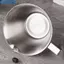 <cosyh>304 Stainless Steel Espresso Cup: Perfect 100ml Size for Coffee Lovers!