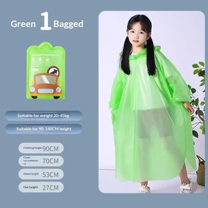 Áo mưa trẻ em dùng một lần Poncho di động chống nước cho học sinh sử dụng ở trường