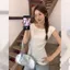 Milyfashion Trắng Không Đều Xếp Ly Áo Vest Mùa Hè Filigree Top Nữ MYSY