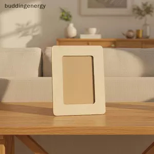 {BUDDI} Khung ảnh bằng gỗ nhỏ gọn dành cho đồ thủ công DIY tùy chỉnh Màn hình để bàn hiệu quả và đồ trang trí nhà cửa {buddingenergy}