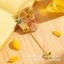 Dấu trang bó hoa AFTEROF, Dấu trang kim loại cắt rỗng ba chiều, với trang trí bàn làm việc quyến rũ bướm