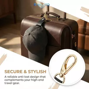 Kẹp mũ da tối giản E-WOITD dành cho du lịch Giá đỡ mũ an toàn gắn mũ bóng chày và Golf cho Bapa để dễ dàng truy cập ngoài trời E-WOITD