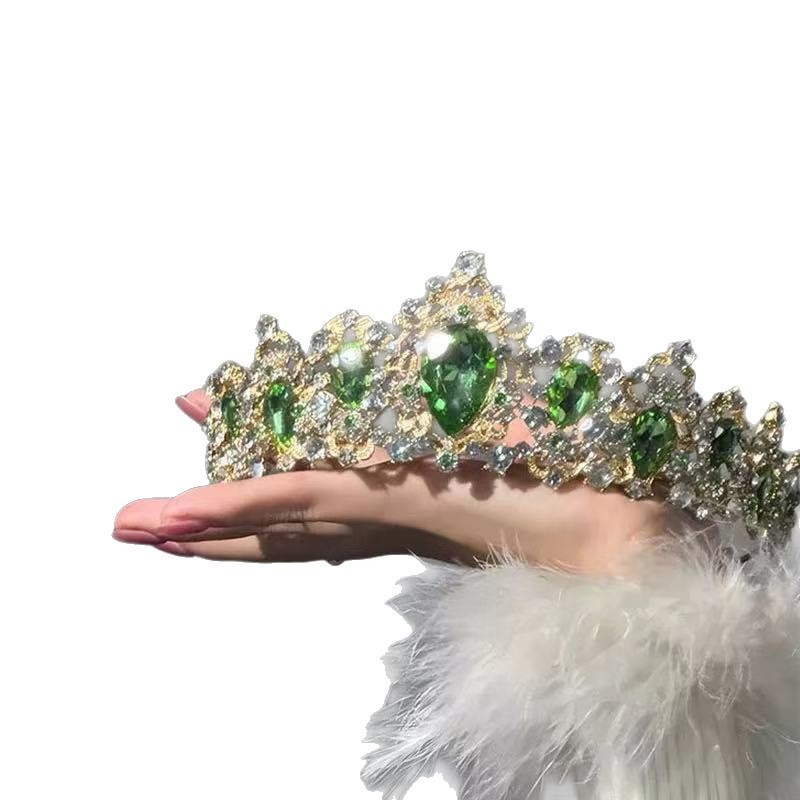 {Dream Kingdom} Đầm công chúa vương miện đính full kim cương, phụ kiện tóc, trang trí vương miện, phụ kiện ăn tối XWHR