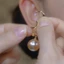 Bông Tai Ngọc Trai Zircon Dài Sang Trọng Thời Trang Sang Trọng Tất Cả Trận Đấu Bông Tai Sửa Đổi Hình Mặt Bông Tai Nữ GL9N