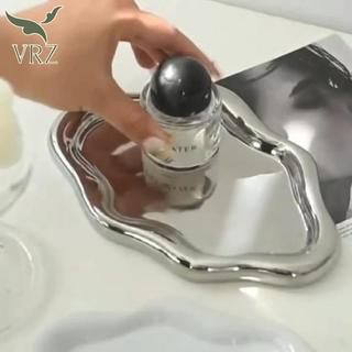 VRZ Đơn Giản Trang Sức Khay Bảo Quản Sáng Tạo Hình Đám Mây Mạ Điện Bông Tai Trang Sức Vòng Màn Hình Đĩa Để Bàn Cho Nữ HOT